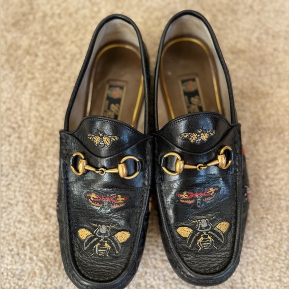 VINTAGE GUCCI INSECT LOAFERS - Picture 2 of 11